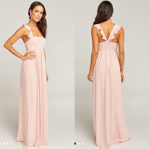 Show Me Your Mumu June Maxi Dress Dusty Blush Cris - Picture 1 of 2